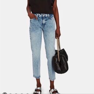 FRAME Le High Straight Jeans Lombard